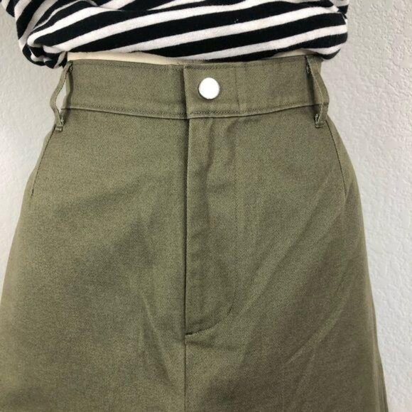 OAK Military Wide Short in Fatigue Culotte Flare - Picture 3 of 12
